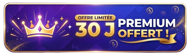 30 jours Premium offerts à l'inscription